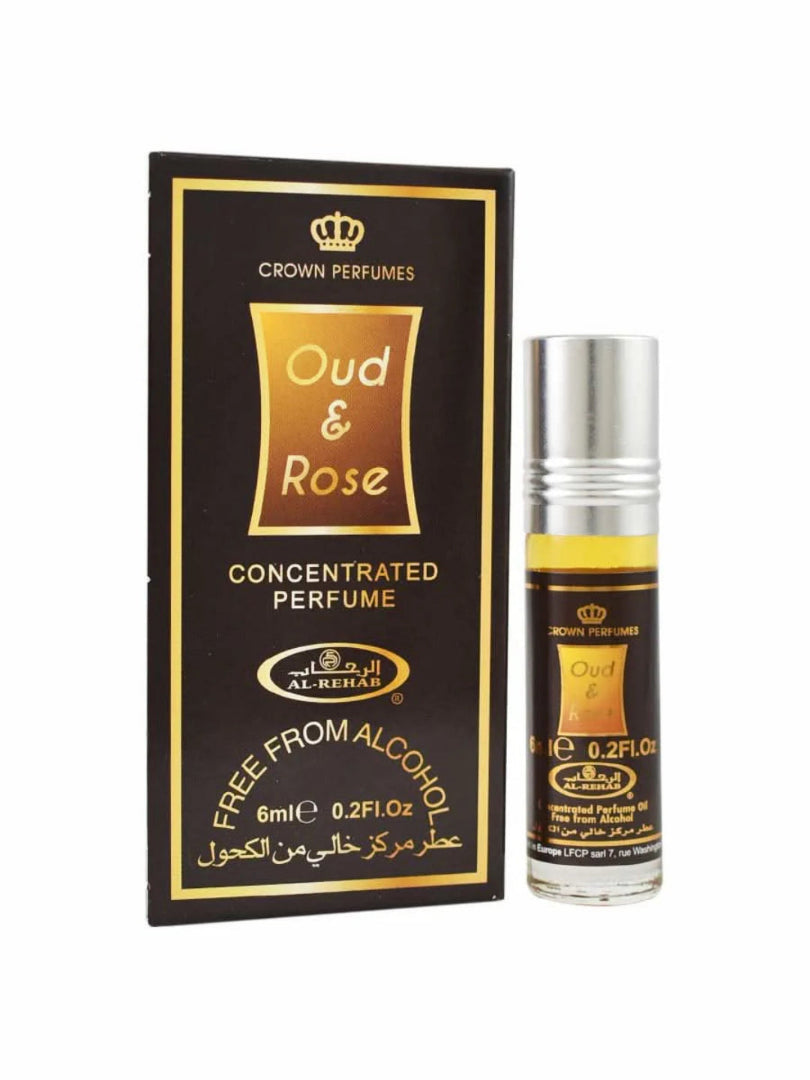 Al-Rehab Oud & Rose Öl Parfüm 6ml