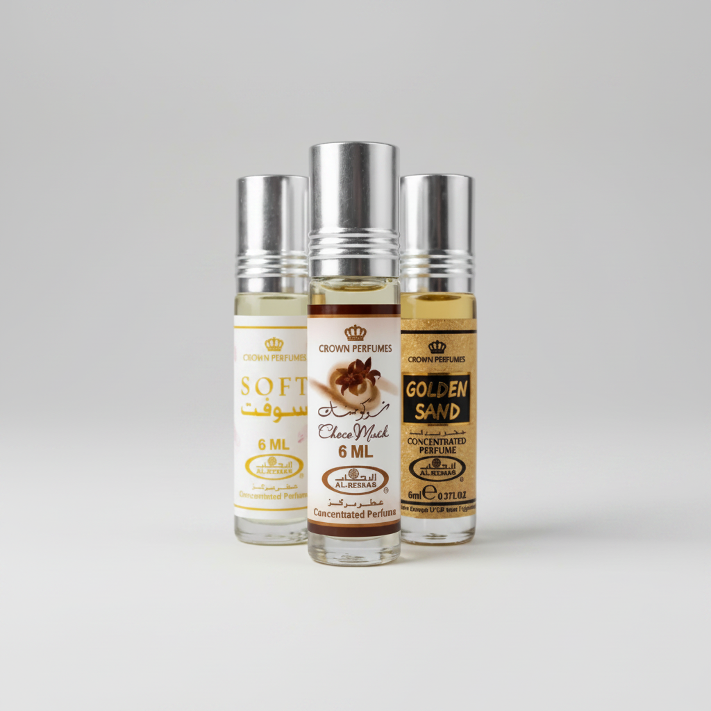 Al-Rehab Gourmand Bestseller-Set (3x 6ml Parfümöl Roll-On)