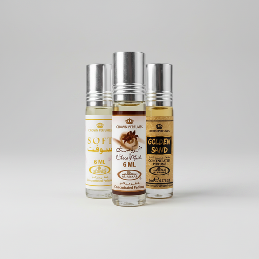 Al-Rehab Gourmand Bestseller-Set (3x 6ml Parfümöl Roll-On)