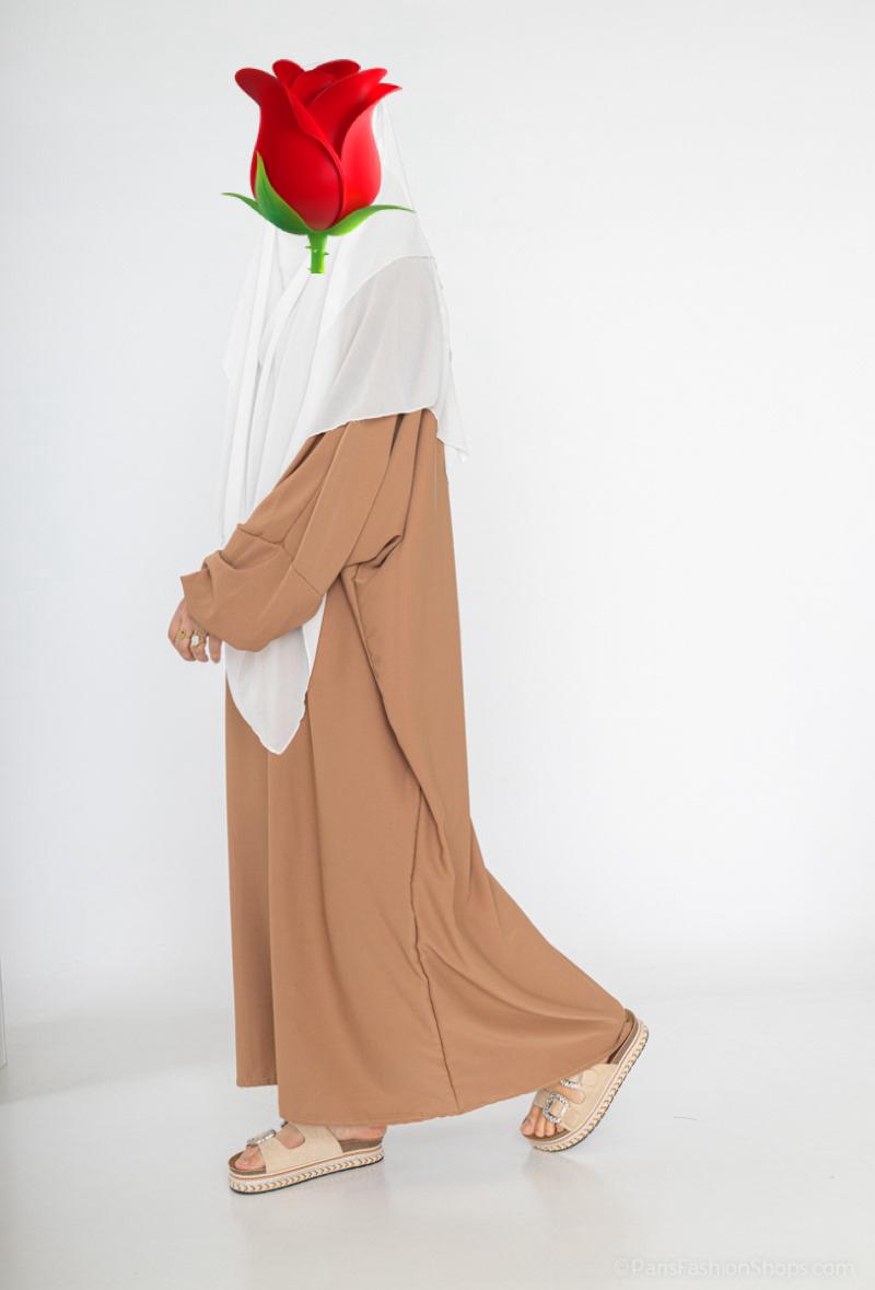 Abaya-Kleid Schmetterlingsärmeln 2303pk