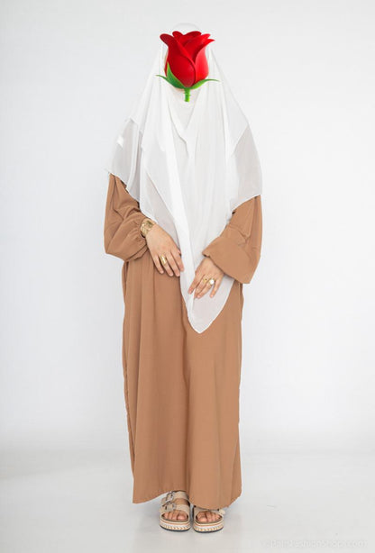 Abaya-Kleid Schmetterlingsärmeln 2303pk